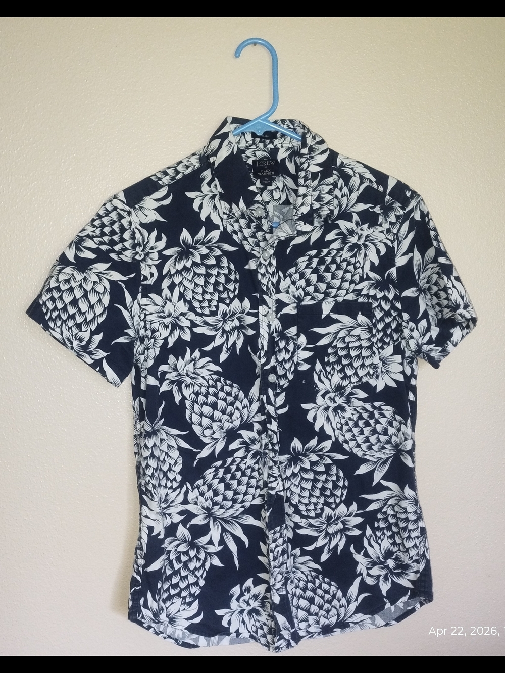 J. Crew Slim Fit Hawaiian Shirt Small